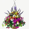 Artificial Hanging Basket Flower Arrangement Chrysantheum