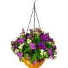 Artificial Hanging Pot Flower Arrangement Petunia Col. 29