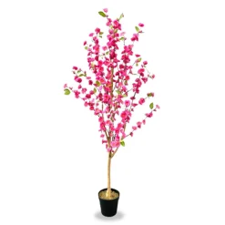 Artificial Peach Blossom Light Pink 150cm