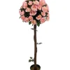 Artificial Rose Tree Pink with Round Bush 120cm