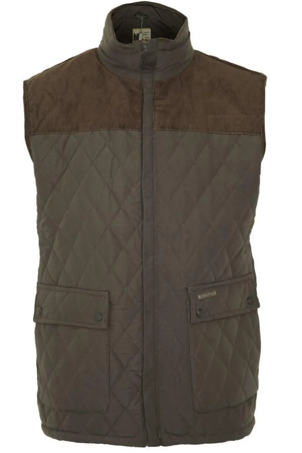 Arundel Diamond Quilted Bodywarmer Olive by Champion