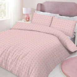 Aspen Duvet Cover Set Pink