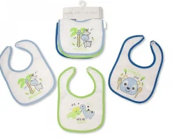 Assorted 3 Pack Bibs Blue
