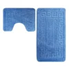 Athens Bath Mat Set Denim Blue