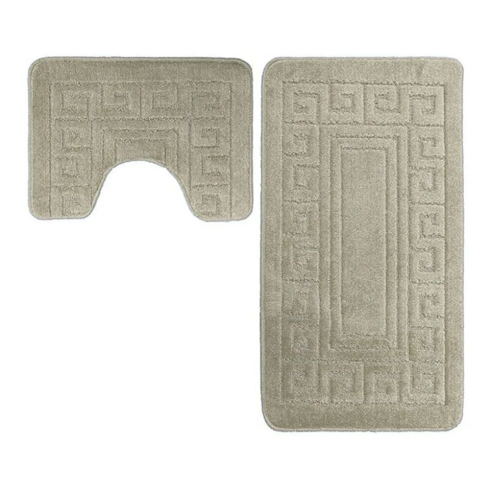 Athens Bath Mat Set Taupe