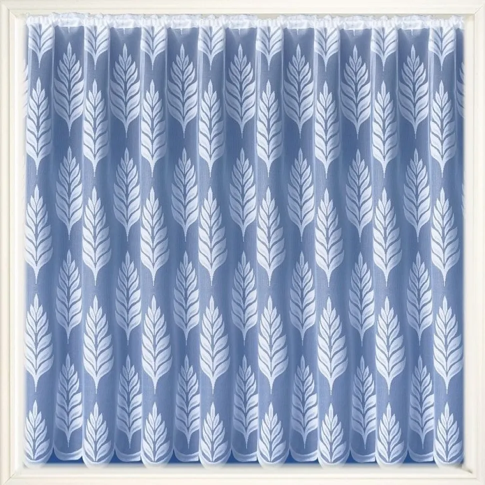 Avril White Net Curtains - Price by the Metre