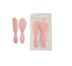 Baby Brush & Comb Set Pink