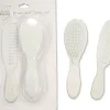 Baby Brush & Comb Set White