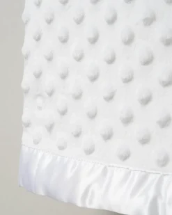 Baby Bubble Blanket White 75x75cm