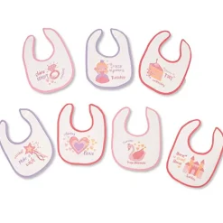 Baby Days of the Week Bibs - Girls