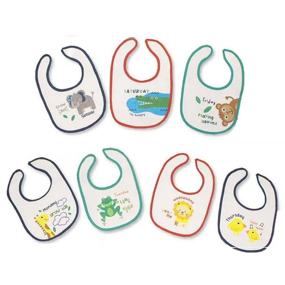 Baby Days of the Week Bibs - Boys