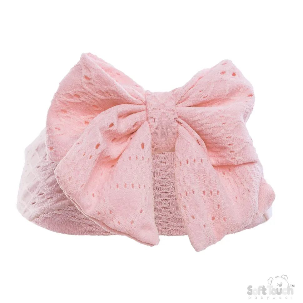 Baby Floral Lace Headband with Bow