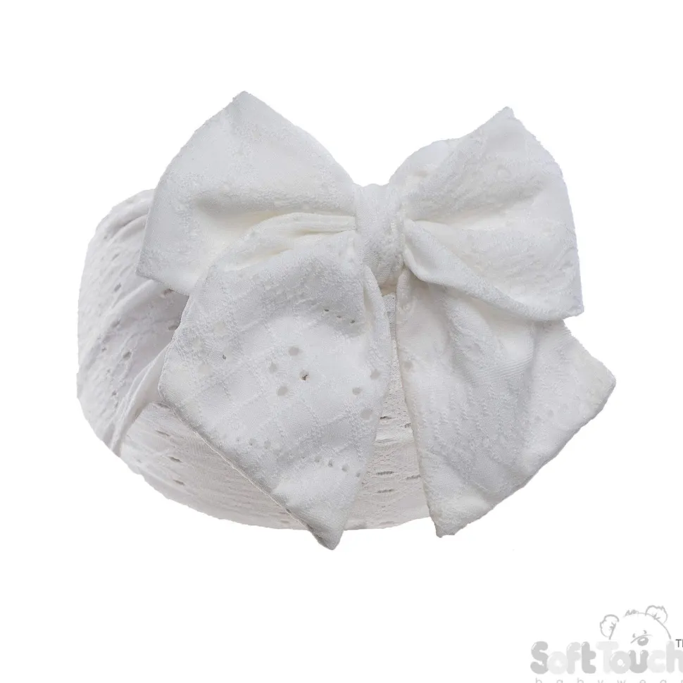 Baby Floral Lace Headband with Bow