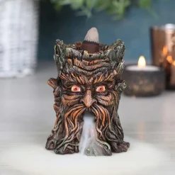 Backflow Incense Burner Small Green Man