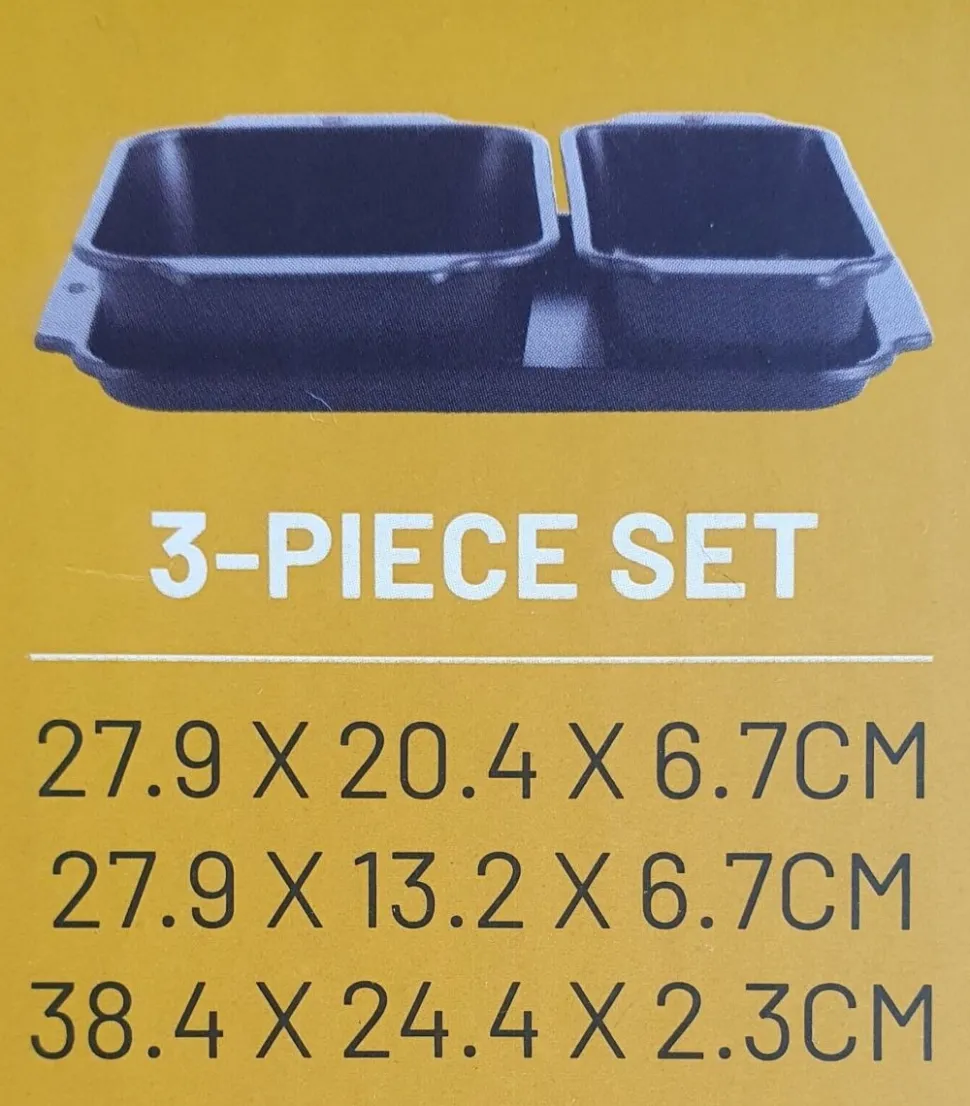 Bakeware/Baking Tray 3 Piece Set by Royal Van Kempen&Begeer