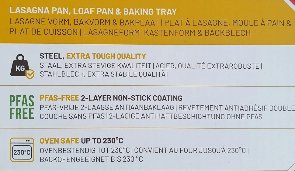Bakeware/Baking Tray 3 Piece Set by Royal Van Kempen&Begeer