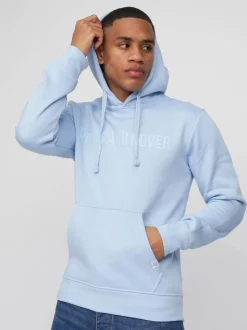 Basico Men's Hoodie Blue by Duck & Cover