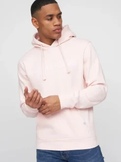 Basico Men's Hoodie Pink by Duck & Cover