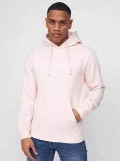Basico Men's Hoodie Pink by Duck & Cover