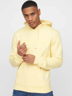 Basico Men's Hoodie Yellow by Duck & Cover