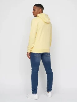 Basico Men's Hoodie Yellow by Duck & Cover