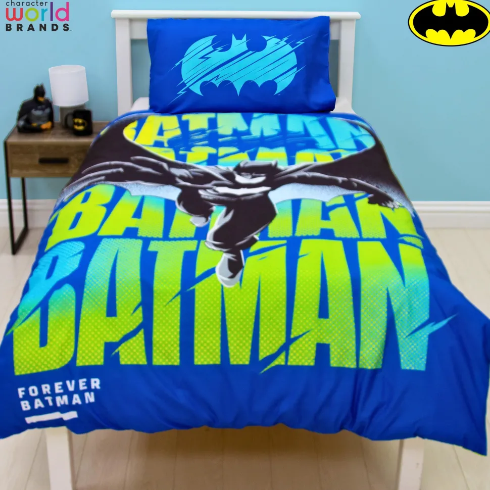 Batman City Brights Single Duvet Cover Set