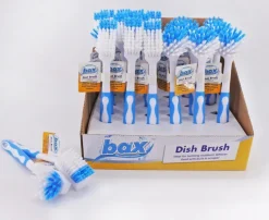 Bax Dish Brush with Scraper 2 Assorted