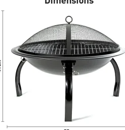 BBQ Grill and Firepit
