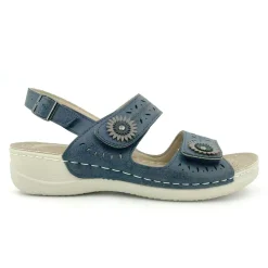 Becky Women's Cushion Walk Sandals Navy