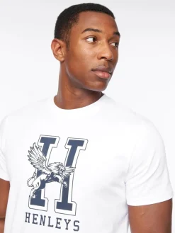 Belton 100% Cotton White T-Shirt by Henley