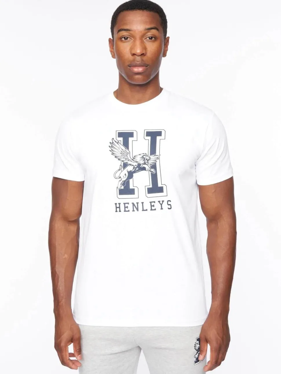 Belton 100% Cotton White T-Shirt by Henley