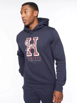 Belton Hoodie Navy by Henley