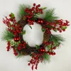 Berry & Bauble Wreath Christmas Decoration