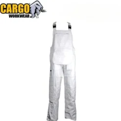 Bib & Brace Painters Overall White