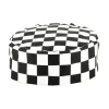 Black & White Chef Skull Cap 103-042