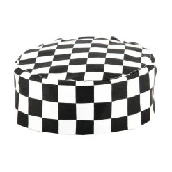 Black & White Chef Skull Cap 103-042