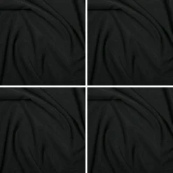 Black All Way Stretch Lycra Fabric (ES026) by the Metre - 150cm Wide