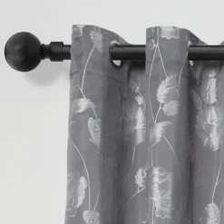 Black Ball Curtain Pole 16/19mm