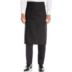 Black Bar Apron With Pocket 103-007