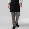 Black Half Bib Apron - 103 - 017