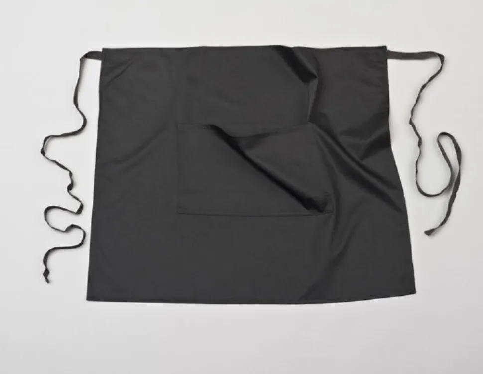 Black Waist Apron with Pocket 103-116
