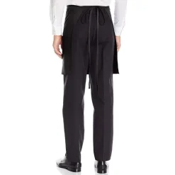 Black Waist Apron With Pocket 103-016