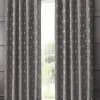 Blackout Curtains Eyelet Moreno Charcoal by Velosso