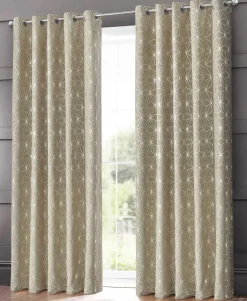 Blackout Curtains Eyelet Moreno Latte by Velosso