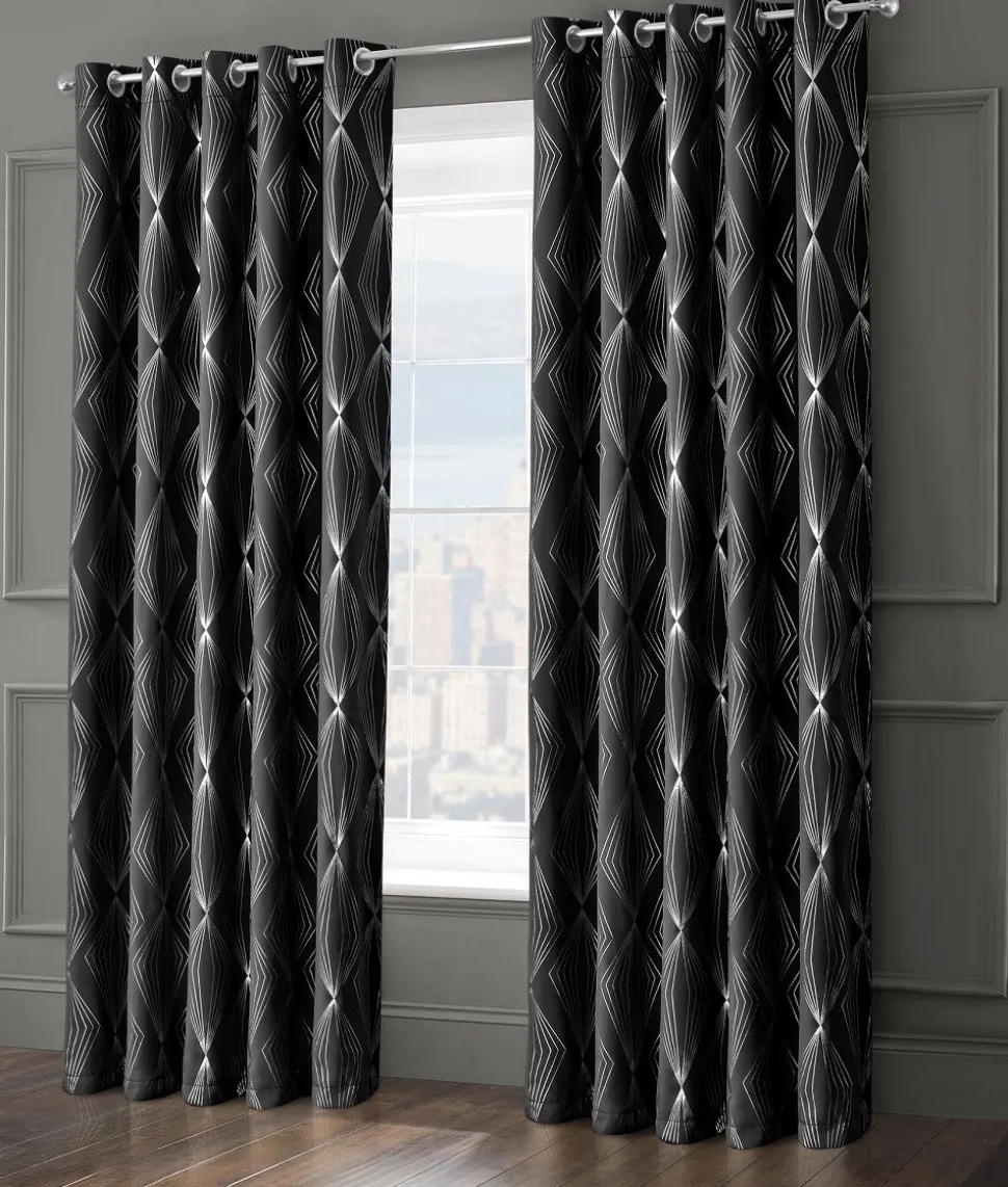 Blackout Curtains Onyx Black by Velosso