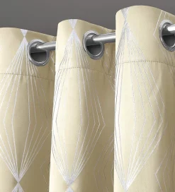 Blackout Curtains Onyx Cream by Velosso