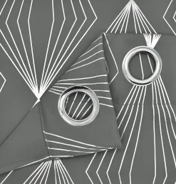 Blackout Curtains Onyx Grey by Velosso