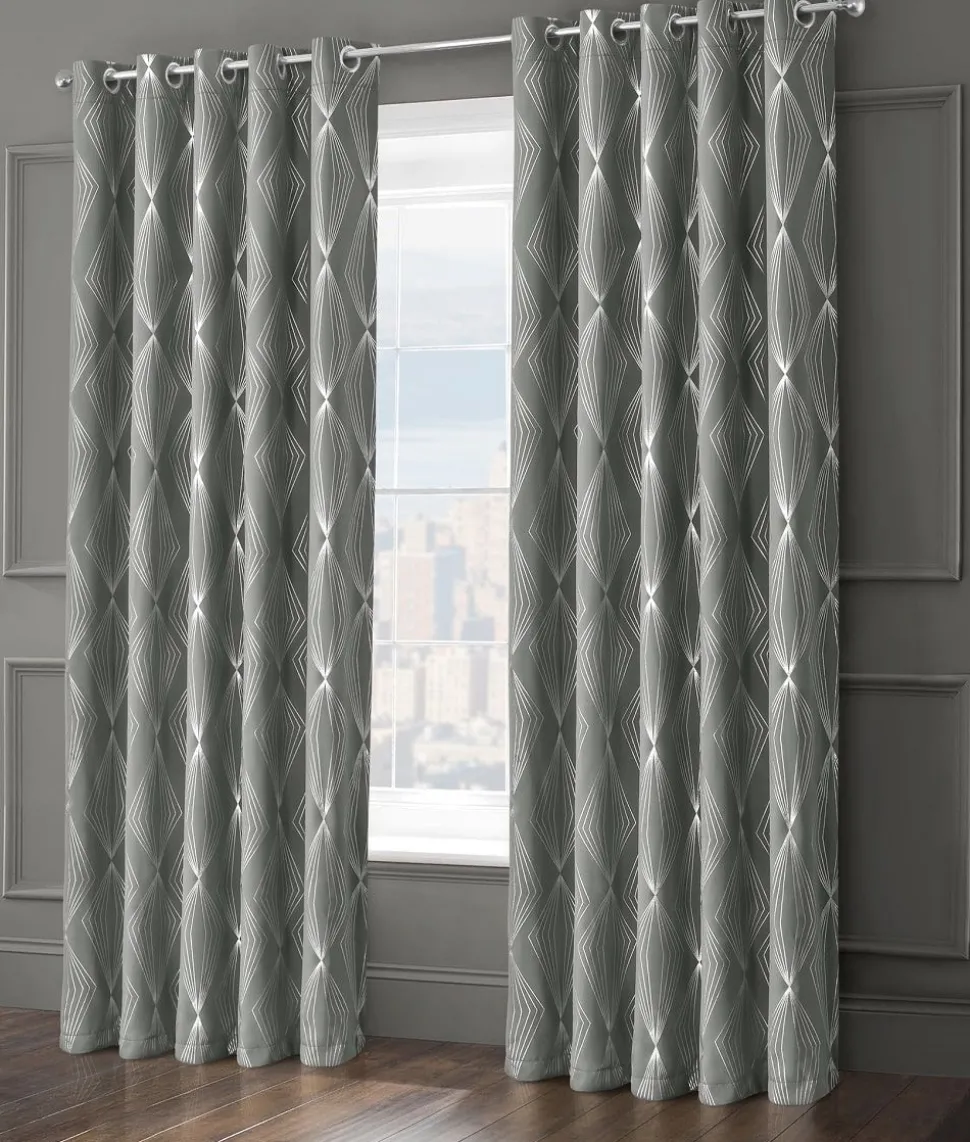 Blackout Curtains Onyx Grey by Velosso