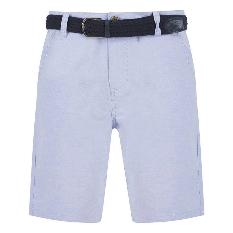 Blue Oxford Shorts By Tokyo Laundry