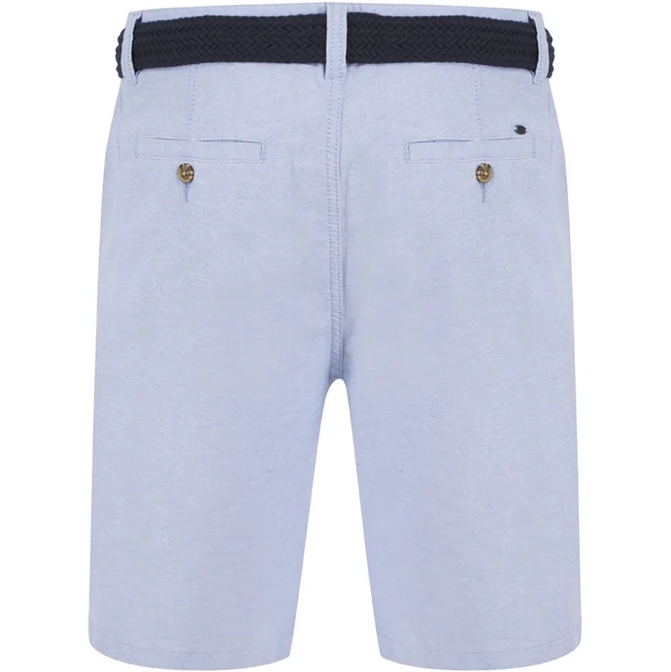 Blue Oxford Shorts By Tokyo Laundry